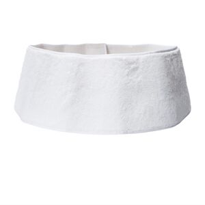 Cozy White Fleece Tree Collar